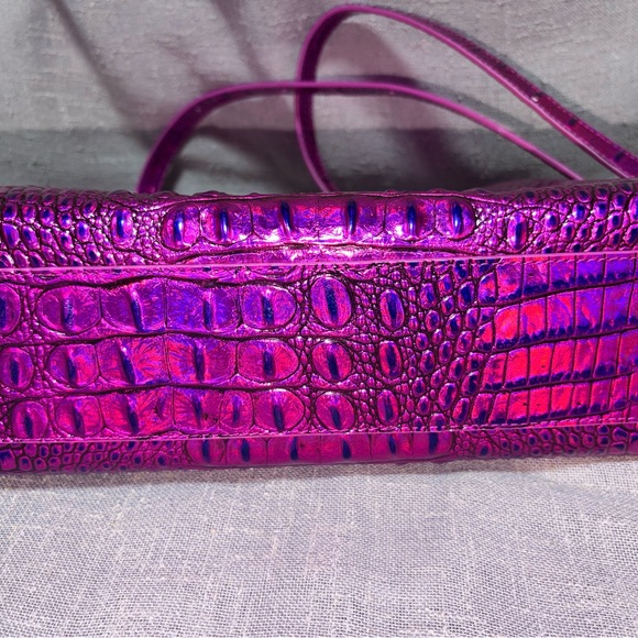 Brahmin Iridescent Purple Shoulder Bag - Picture 7 of 11